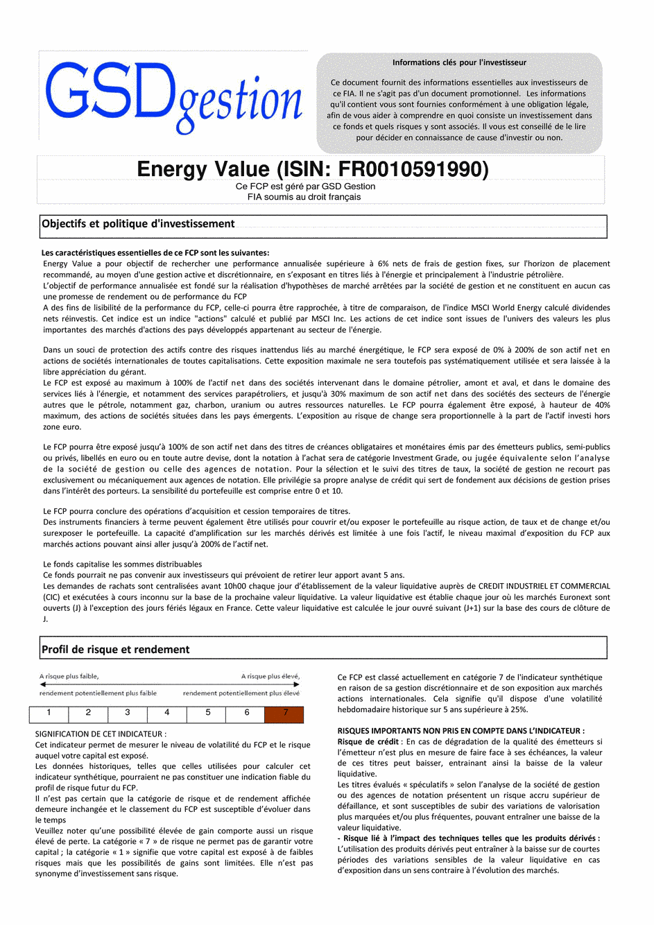 DICI-Prospectus Complet Energy Value - 09/11/2017 - undefined