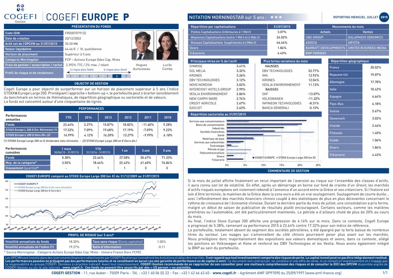 Fiche Produit Cogefi Europe P - 31/07/2015 - Français