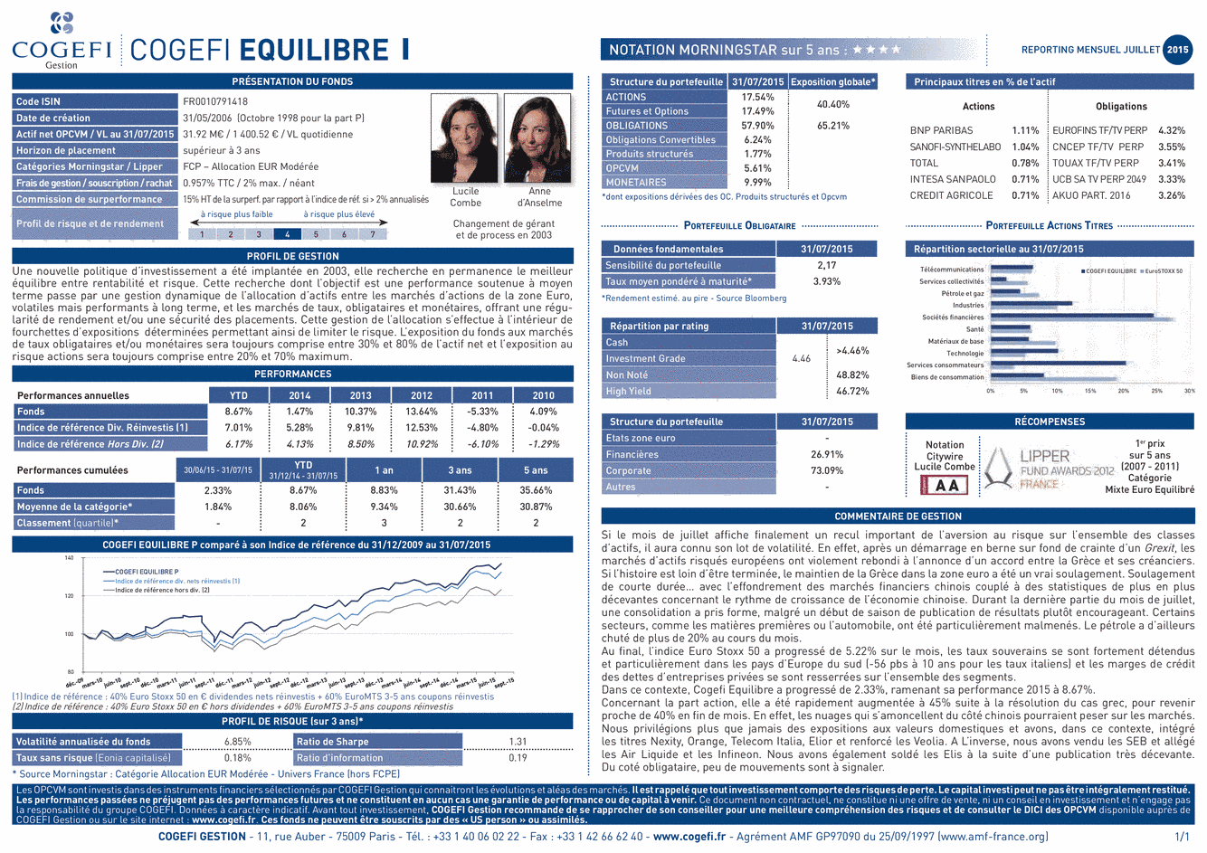 Fiche Produit Cogefi Equilibre I - 31/07/2015 - Français