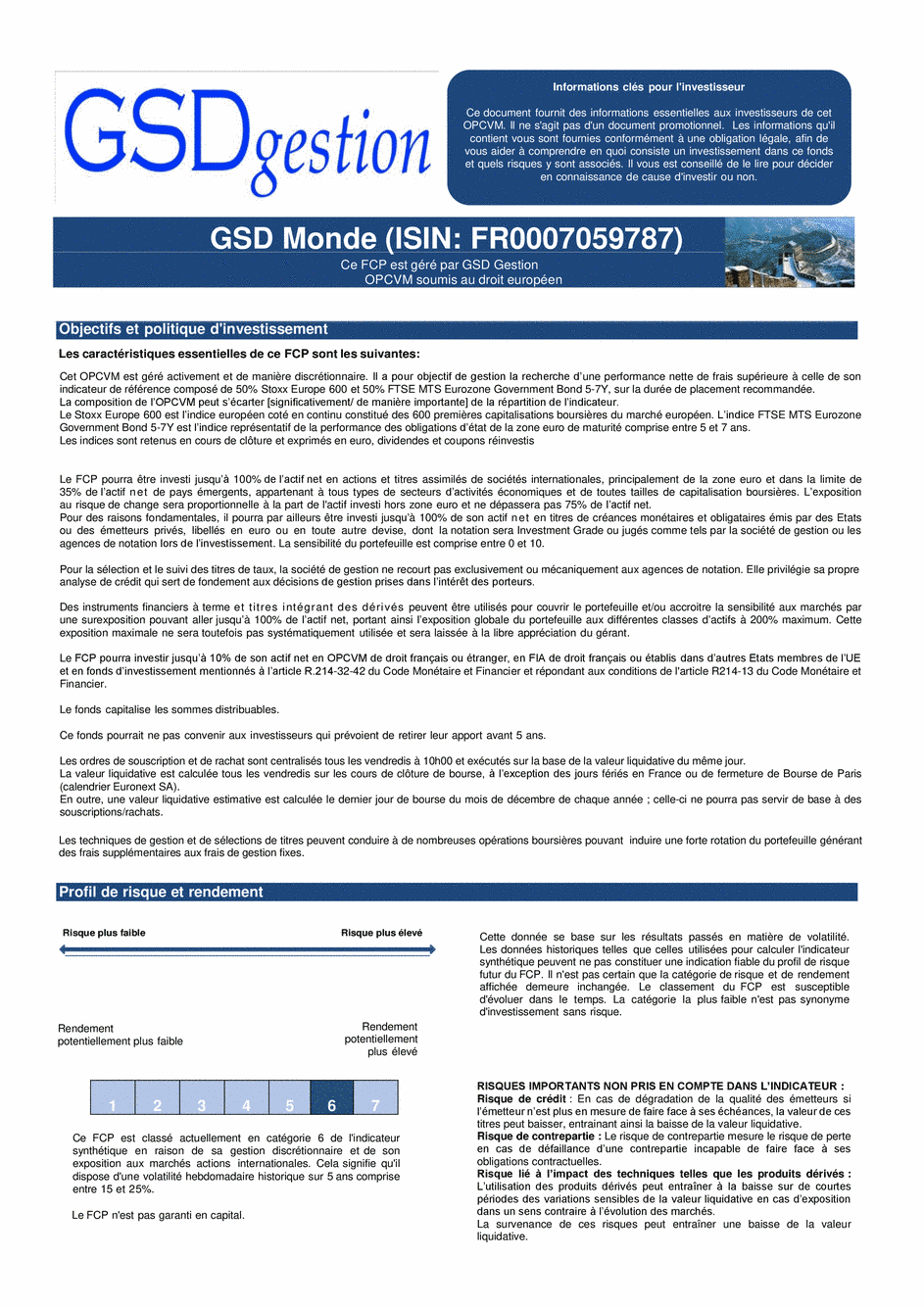 DICI-Prospectus GSD Monde - 12/01/2021 - Français