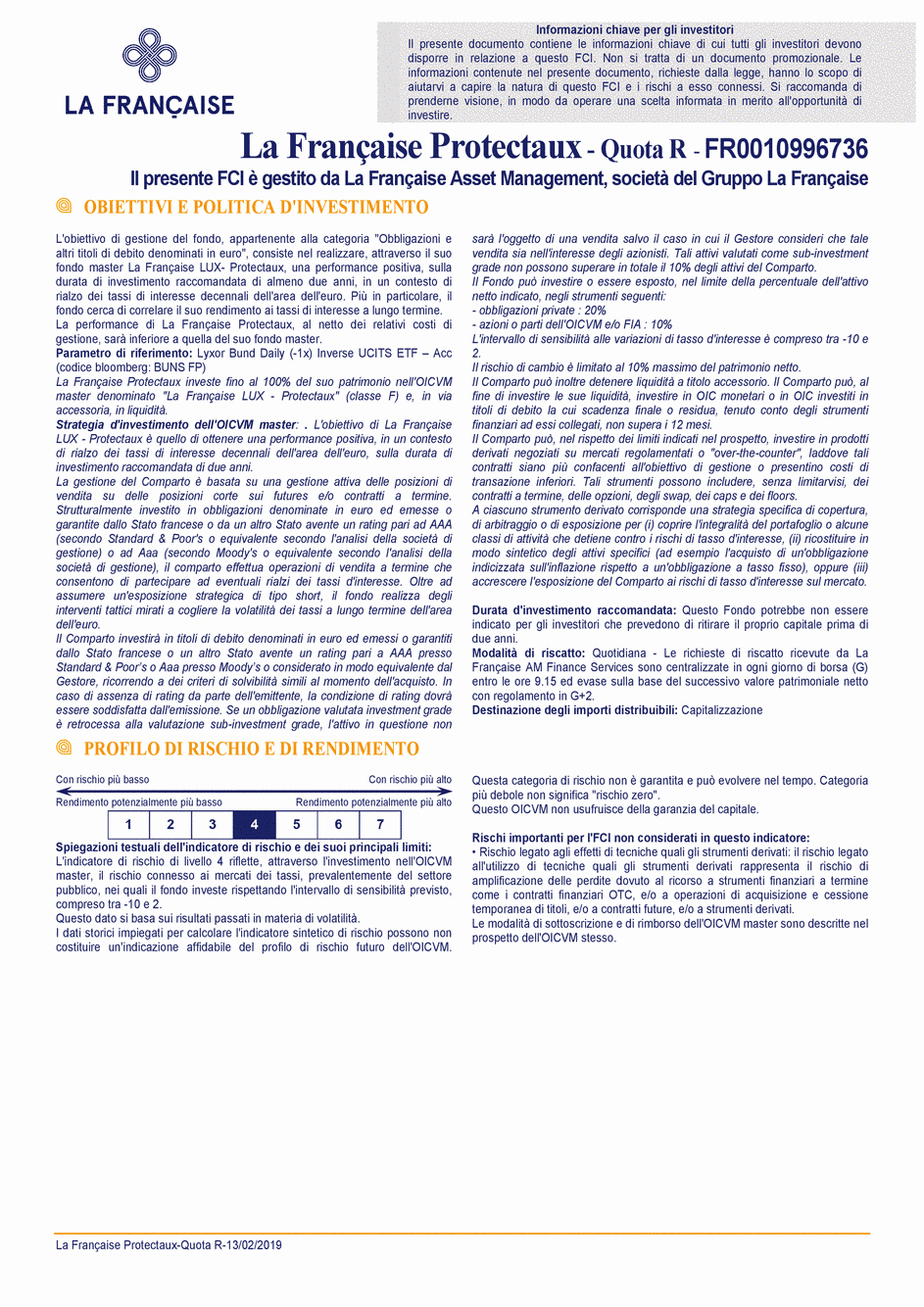 DICI La Française Protectaux - Part R - 13/02/2019 - Italien