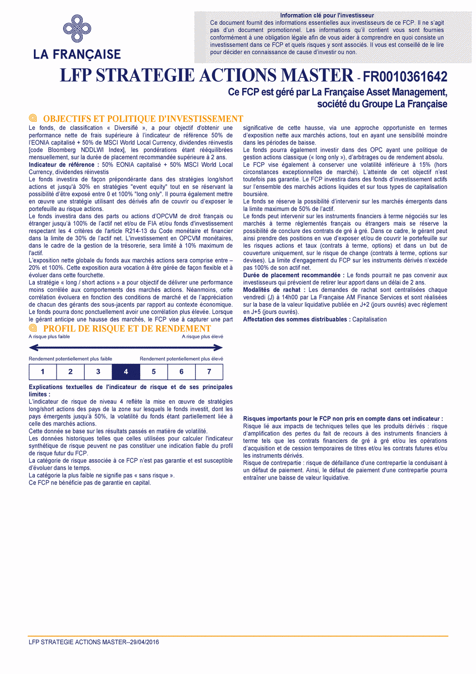 DICI LFP Strategie Actions Master - 29/04/2016 - Français