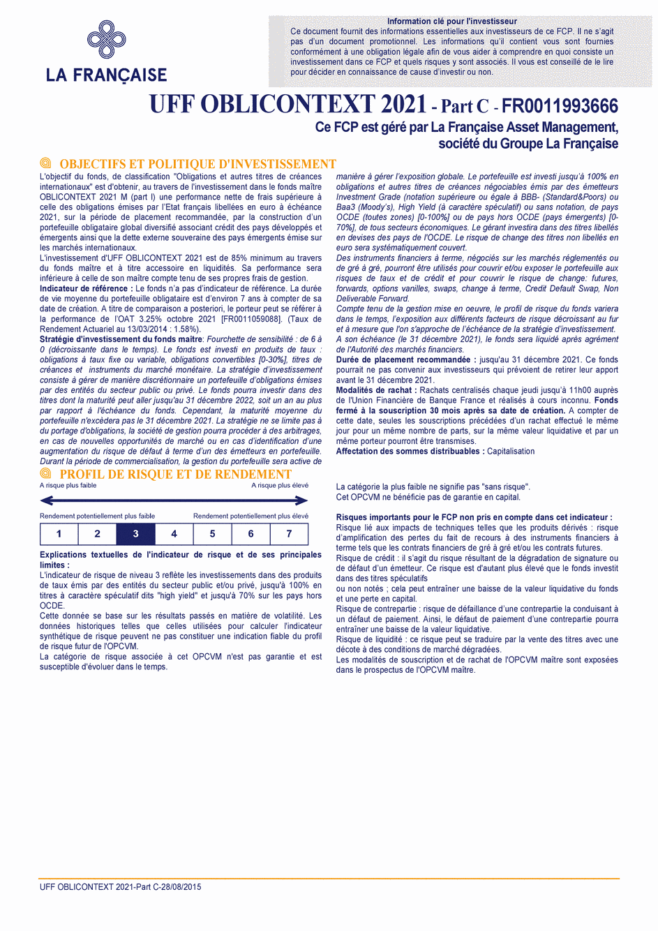 DICI UFF OBLICONTEXT 2021 - Part C - 28/08/2015 - Français